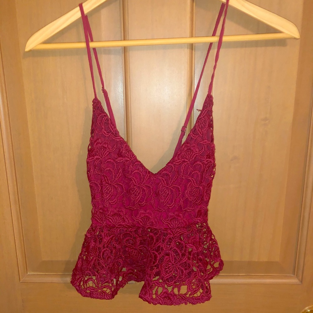 Forever 21 lace crop top